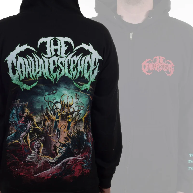 Women's tie - dye hoodie in bright colors for a retro and eye - catching styleThe Convalescence "This is Hell" Zip Hoodie Women's tie - dye hoodie in bright colors for a retro and eye - catching styleThe Convalescence "This is Hell" Zip Hoodie