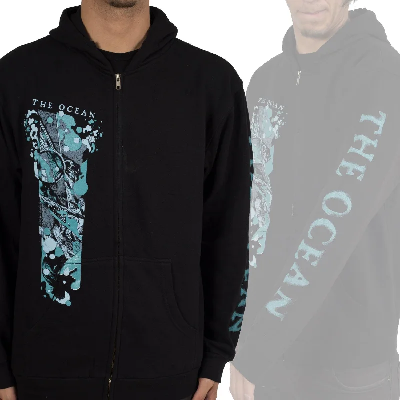 Women's hoodie with a kangaroo pocket and a pom - pom drawstring for added charmThe Ocean "Drowning" Zip Hoodie Women's hoodie with a kangaroo pocket and a pom - pom drawstring for added charmThe Ocean "Drowning" Zip Hoodie