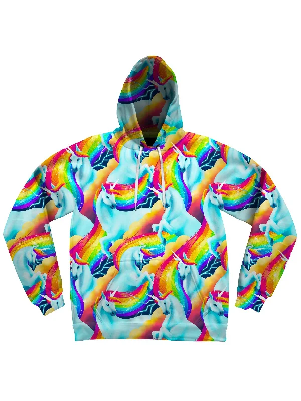 Women's cropped sweatshirt with a slogan graphic for a fun and expressive lookUnicorn Sherbet Unisex Hoodie Women's cropped sweatshirt with a slogan graphic for a fun and expressive lookUnicorn Sherbet Unisex Hoodie