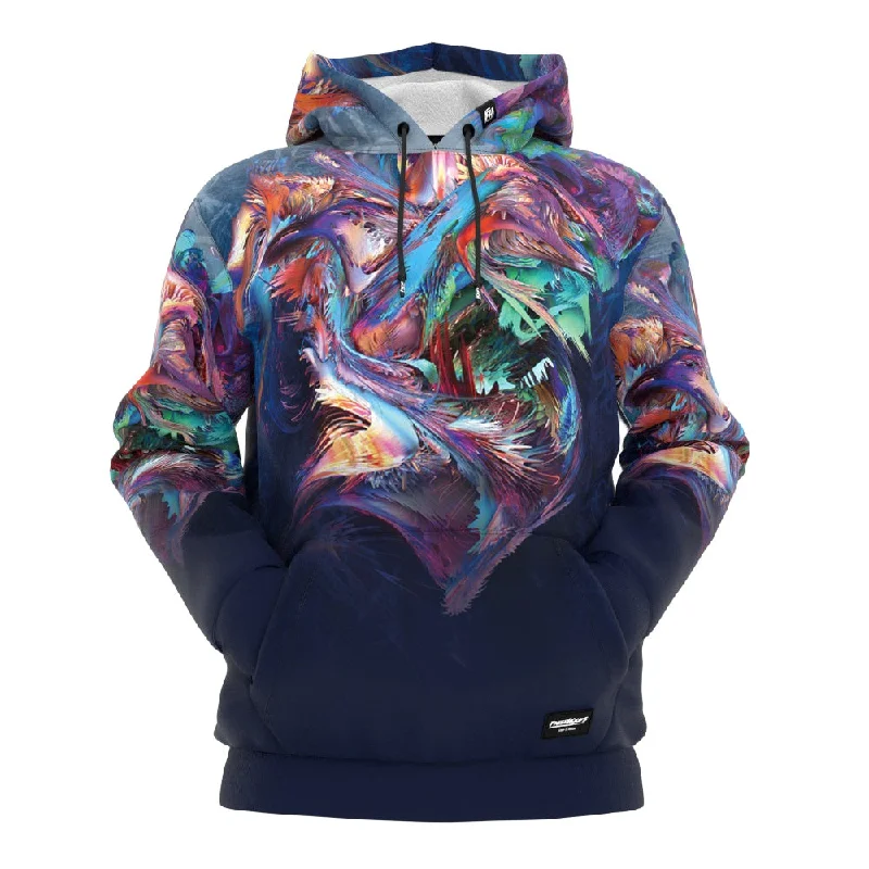 Women's tie - front hoodie in a lightweight fabric for summer layeringUnnaturally Alien 21: Starry Sky Hoodie Women's tie - front hoodie in a lightweight fabric for summer layeringUnnaturally Alien 21: Starry Sky Hoodie