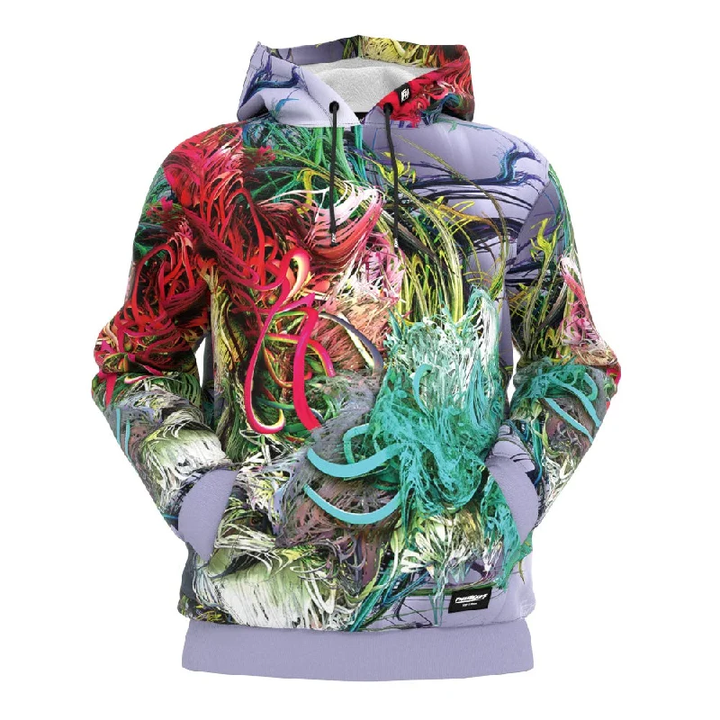 Women's oversized cropped hoodie with drawstrings for a trendy lookUnnaturally Alien 33: The Dawn Hoodie Women's oversized cropped hoodie with drawstrings for a trendy lookUnnaturally Alien 33: The Dawn Hoodie
