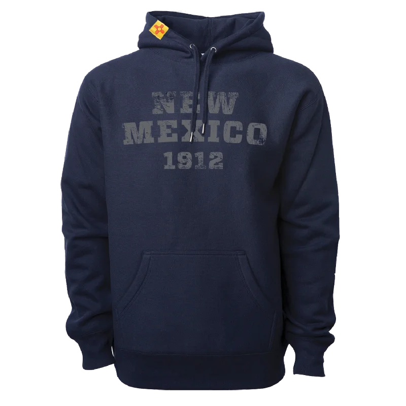 Women's zip - up sweatshirt in pastel blue for a soft and stylish outfitNew Mexico 1912 Hoodie