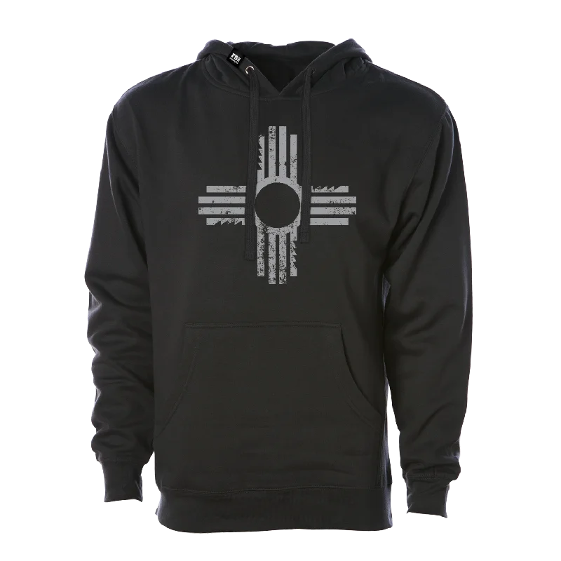 Women's crew - neck sweatshirt in a heather gray shade for a classic and versatile optionZia New Mexico Hoodie