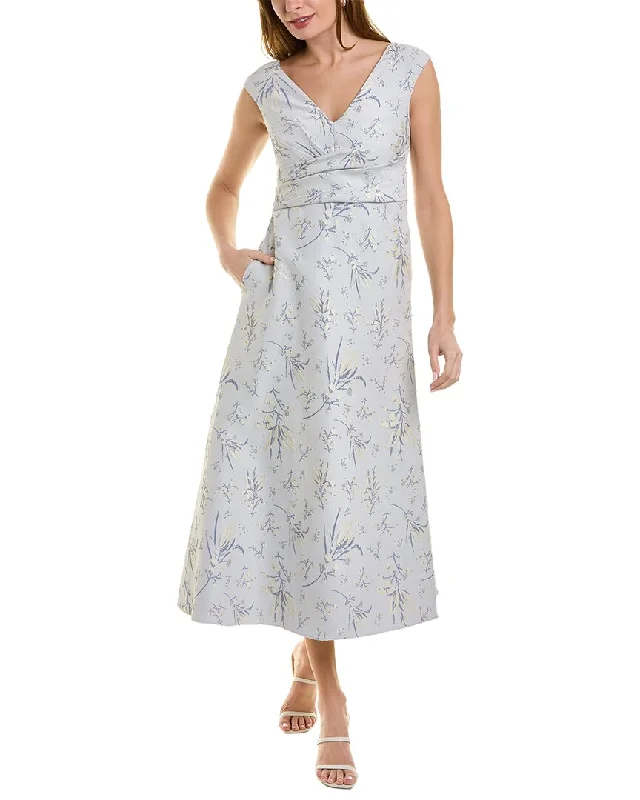 Wrap - Style Women Dress with Adjustable Fit for All Body Types Wrap - Style Women Dress with Adjustable Fit for All Body Types Adrianna Papell A-Line Dress