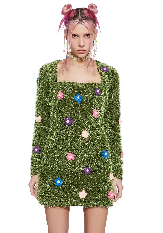 Long - Sleeve Women Dress in Velvet for a Luxurious Winter Look Long - Sleeve Women Dress in Velvet for a Luxurious Winter Look It’s Always Greener Mini Dress And Shrug Set