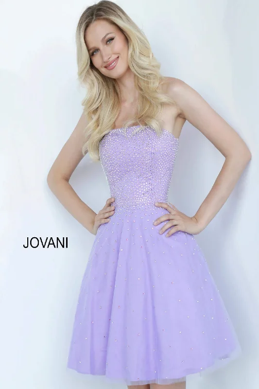 Ball Gown Women Dress with a Full Skirt for a Princess - like Look Ball Gown Women Dress with a Full Skirt for a Princess - like Look Jovani K68936