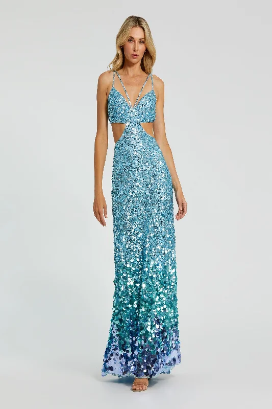 Printed Abstract Women Dress for a Modern and Artistic Appeal Printed Abstract Women Dress for a Modern and Artistic Appeal Mac Duggal 6077
