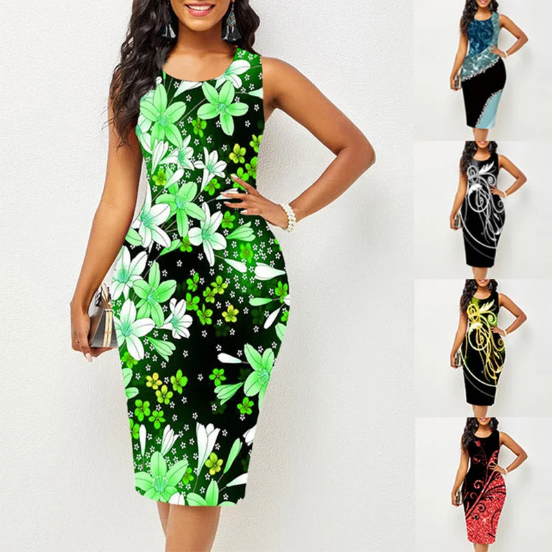 Long - Sleeve Women Dress in Velvet for a Luxurious Winter Look Long - Sleeve Women Dress in Velvet for a Luxurious Winter Look Party Round Neck Sleeveless Fashionable Printed Dresses