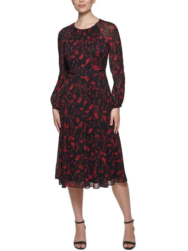 Ruffled Women Dress with Multiple Layers for a Playful and Girly Style Ruffled Women Dress with Multiple Layers for a Playful and Girly Style Petites Womens Chiffon Floral Fit & Flare Dress