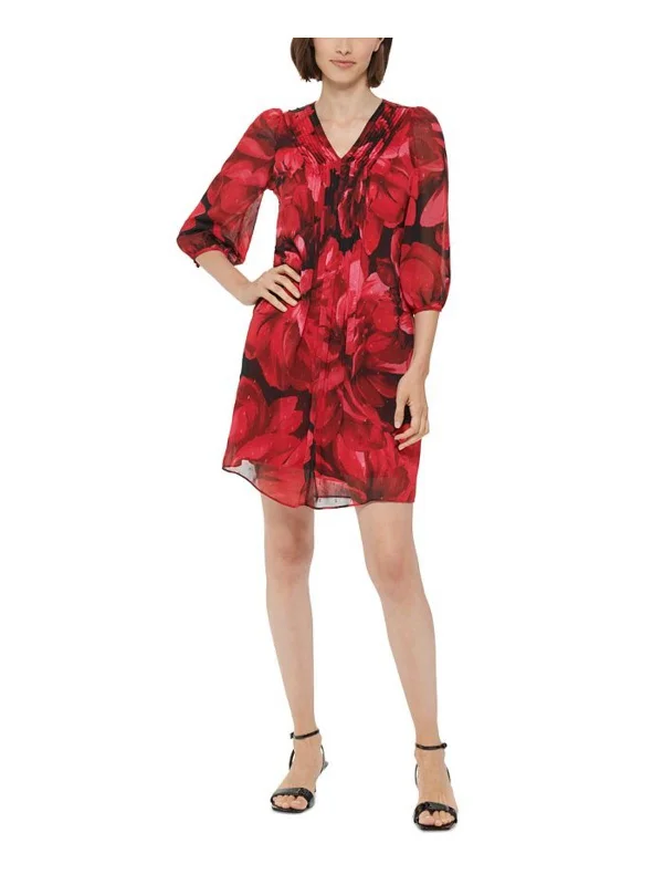 Ruffled Women Dress with Multiple Layers for a Playful and Girly Style Ruffled Women Dress with Multiple Layers for a Playful and Girly Style Petites Womens Floral Mini Shift Dress