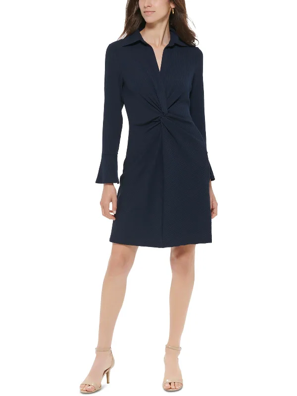 Long - Sleeve Women Dress in Velvet for a Luxurious Winter Look Long - Sleeve Women Dress in Velvet for a Luxurious Winter Look Petites Womens Ribbed Mini Wear to Work Dress