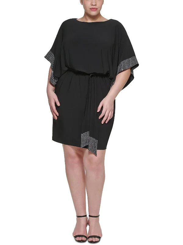 Ruffled Women Dress with Multiple Layers for a Playful and Girly Style Ruffled Women Dress with Multiple Layers for a Playful and Girly Style Plus Womens Jersey Blouson Cocktail and Party Dress