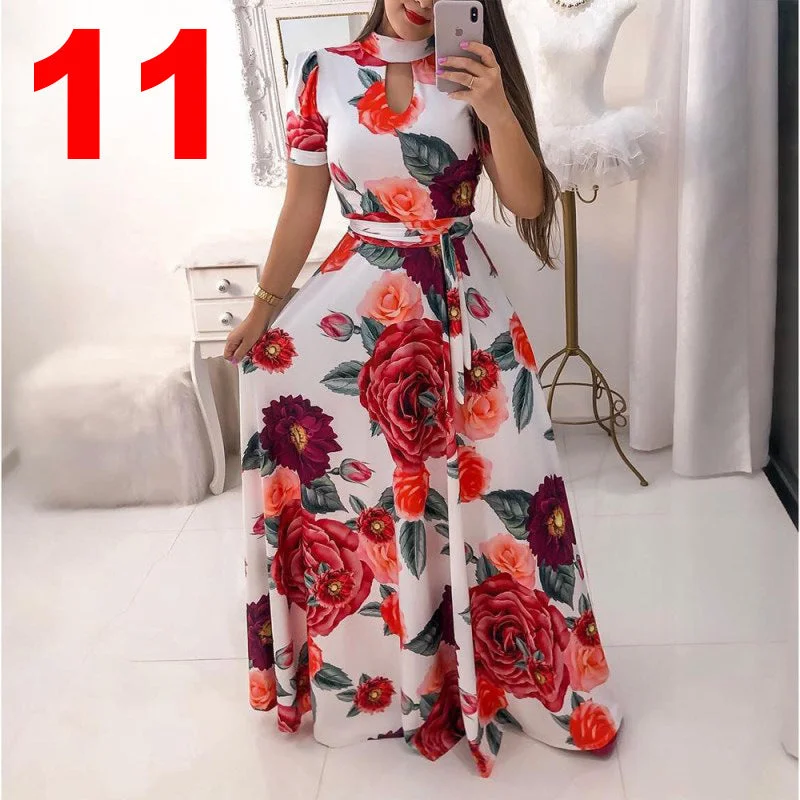 11 Short Sleeve Large Flower