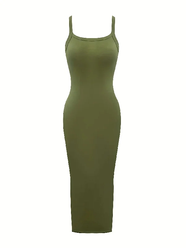 Halter Neck Women Dress to Show Off the Shoulders and Neckline Halter Neck Women Dress to Show Off the Shoulders and Neckline Sixsr Spaghetti Strap Bodycon Dress, Sexy Backless Maxi Party Dress, Women's Clothing