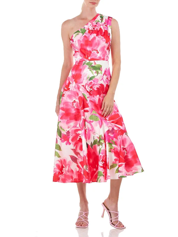 Off - the - Shoulder Women Dress for a Romantic and Feminine Look Off - the - Shoulder Women Dress for a Romantic and Feminine Look Womens Floral One Shoulder Cocktail and Party Dress