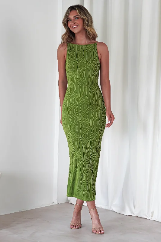 Maxi dresses with mesh panels for a sexy and trendy appearanceBrighton Textured Bodycon Midaxi Dress | Green Maxi dresses with mesh panels for a sexy and trendy appearanceBrighton Textured Bodycon Midaxi Dress | Green