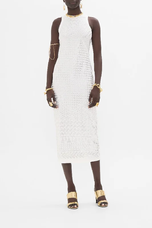 Midi dresses with denim fabric for a casual yet stylish day outJERSEY TANK DRESS VALLEY OF THE QUEENS