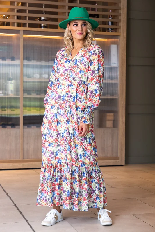 Midi dresses with gathered skirts for a full and flowing silhouetteKaiya Dress