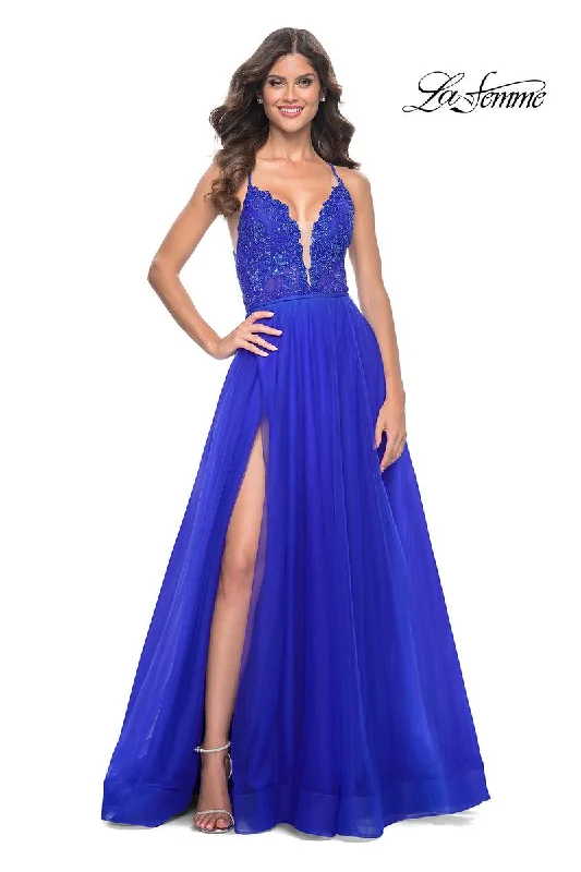 Sheath party dresses in a bold color for a statement - making outfit​La Femme Dress 32059