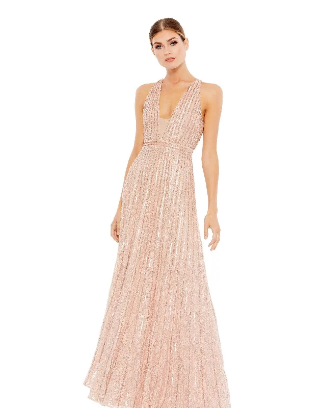 Bodycon dress made of jersey for a casual look​Mac Duggal 93570 Long Formal Sleeveless Prom Gown