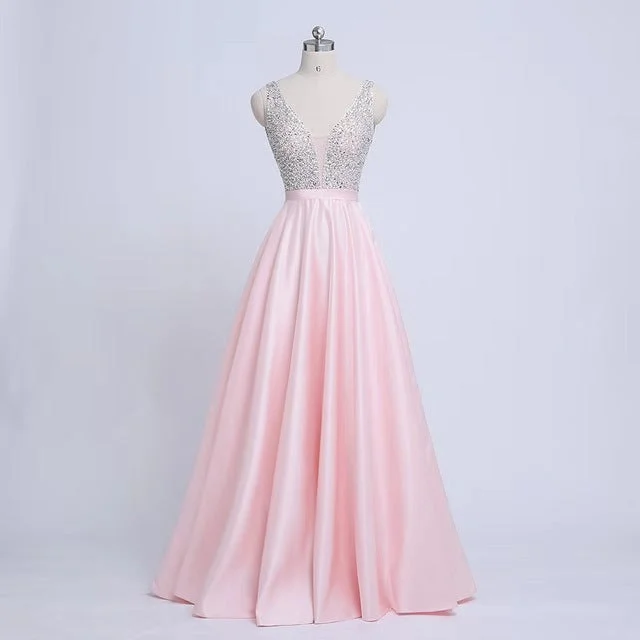 Formal dresses with halter necks and lace - up backs for a stylish promBasic Model Women's Sexy Off-the-shoulder V-neck Evening Dress Formal dresses with halter necks and lace - up backs for a stylish promBasic Model Women's Sexy Off-the-shoulder V-neck Evening Dress
