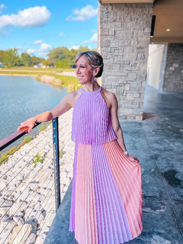 Formal dresses with tiered skirts and pearl embellishments for a luxurious feelCAN'T FIGHT THE MOONLIGHT MAXI DRESS