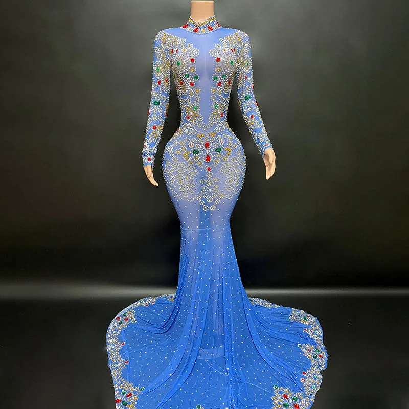 Formal dresses with abstract print panels and rhinestone embellishments for a unique formal eventNocance Novance Best Seller 2023 Luxurious Full Diamond Long Evening Womens Dresses Formal Elegant Royal Blue Cocktail Dress Formal dresses with abstract print panels and rhinestone embellishments for a unique formal eventNocance Novance Best Seller 2023 Luxurious Full Diamond Long Evening Womens Dresses Formal Elegant Royal Blue Cocktail Dress